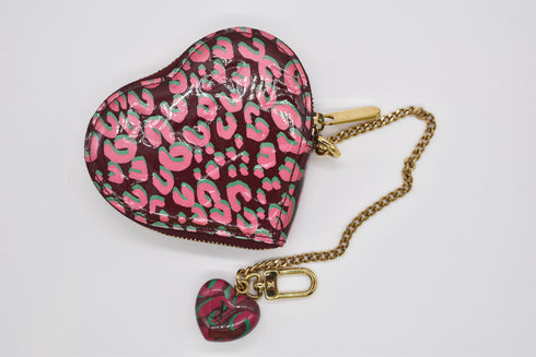 LOUIS VUITTON ルイヴィトン ポルトモネ・クール レオパード M91474 ヴェルニ コインケース